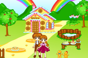 装饰游戏与汉塞尔和gretel