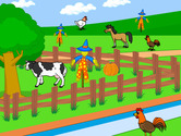 Dekoration-in-einer-game-farm