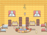 Gioco-di-decorazione-in-un-dormitorio-per-i-bambini